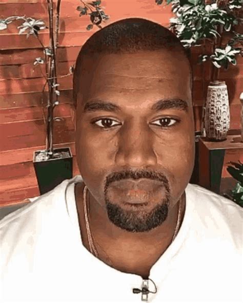The video is only a couple of seconds long, but. . Kanye staring gif
